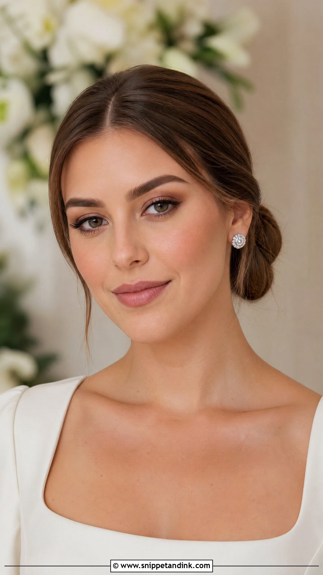 Alex Cooper Matte Soft Bridal Makeup - Snippet and Ink - 20 Alex Cooper Wedding Makeup Ideas
