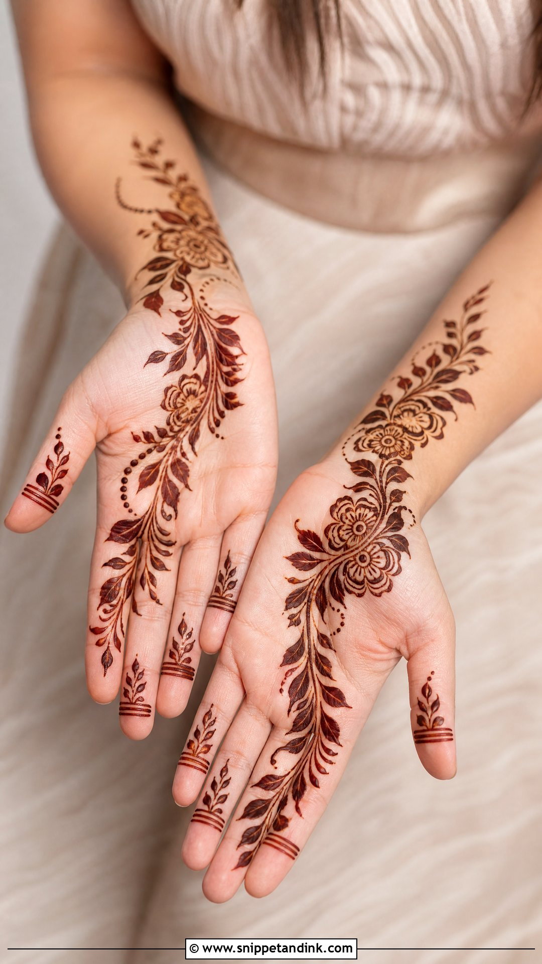 Alia Bhatt Arabic Mehndi Design - Snippet and Ink - 20 Alia Bhatt Wedding Mehndi Design Ideas