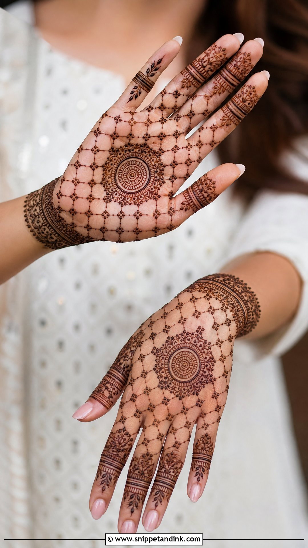 Alia Bhatt Jaali Mehndi Design - Snippet and Ink - 20 Alia Bhatt Wedding Mehndi Design Ideas