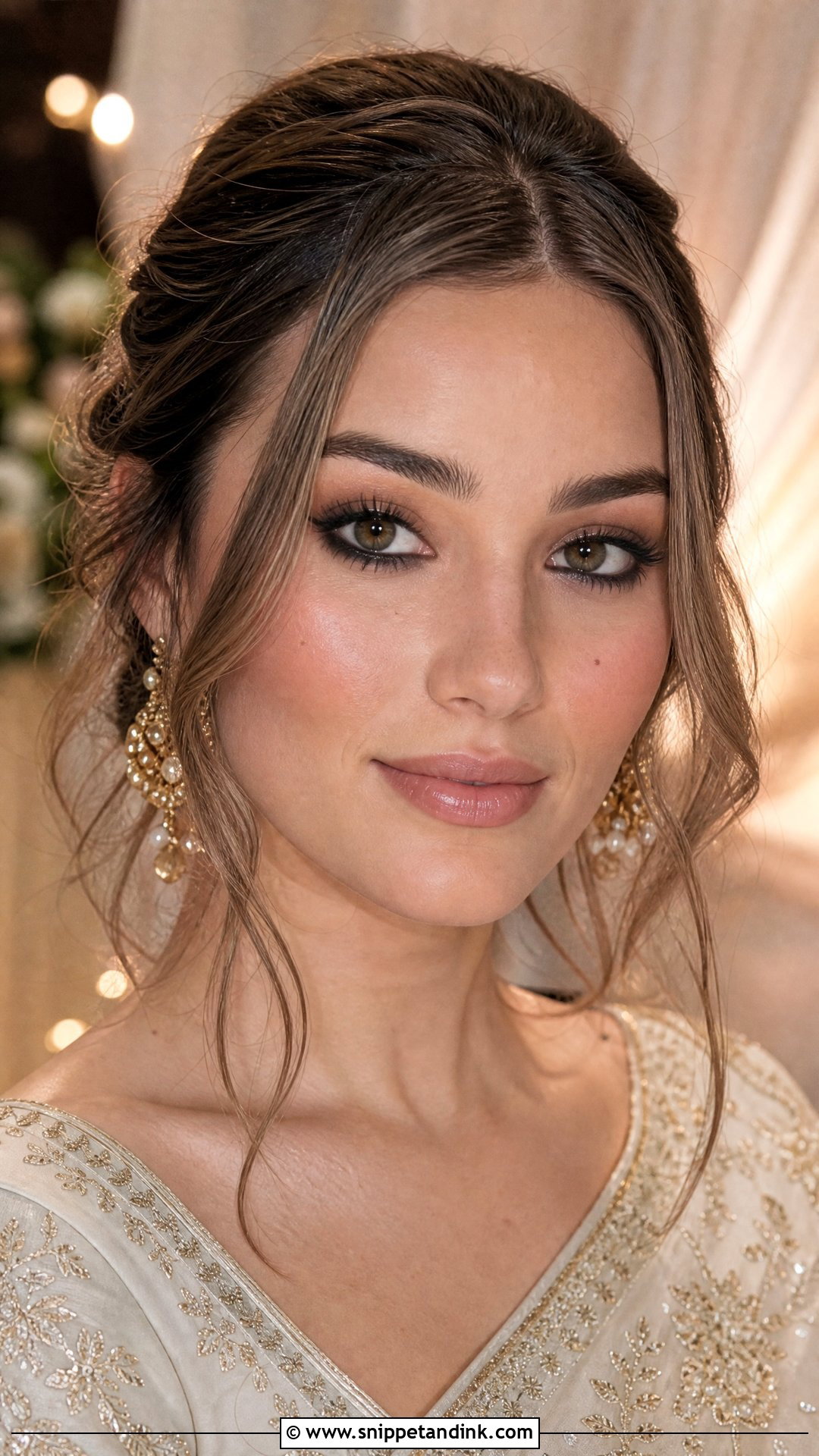 Alia Bhatt Kohl Eye Bridal Makeup - Snippet and Ink - 20 Alia Bhatt Bridal Look Ideas