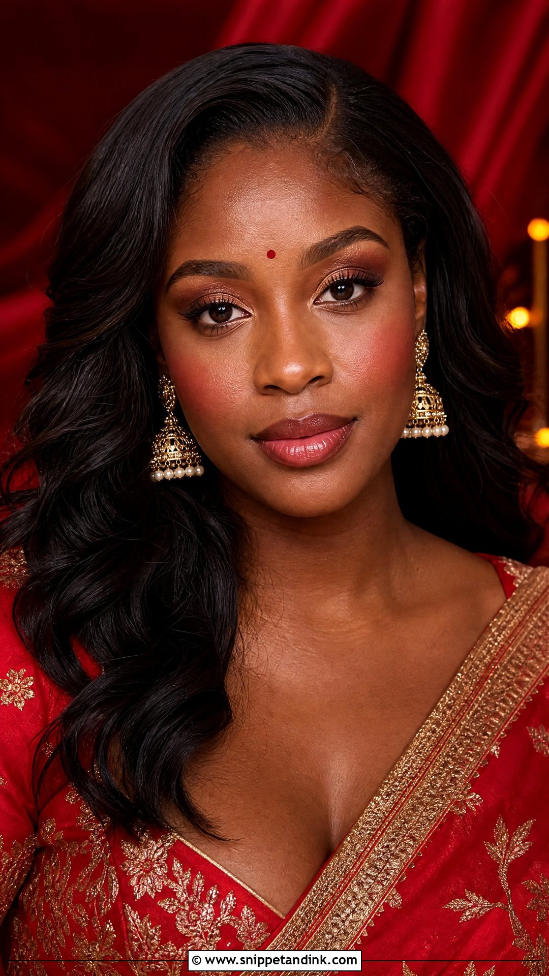 Alia Bhatt Red Saree Bridal Makeup - Snippet and Ink - 20 Alia Bhatt Bridal Look Ideas