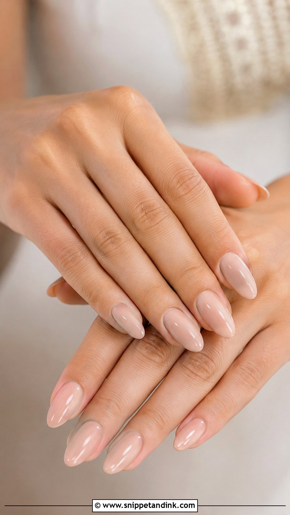 Alia Bhatt Wedding Nude Almond Nails - Snippet and Ink - 20 Alia Bhatt Wedding Nails