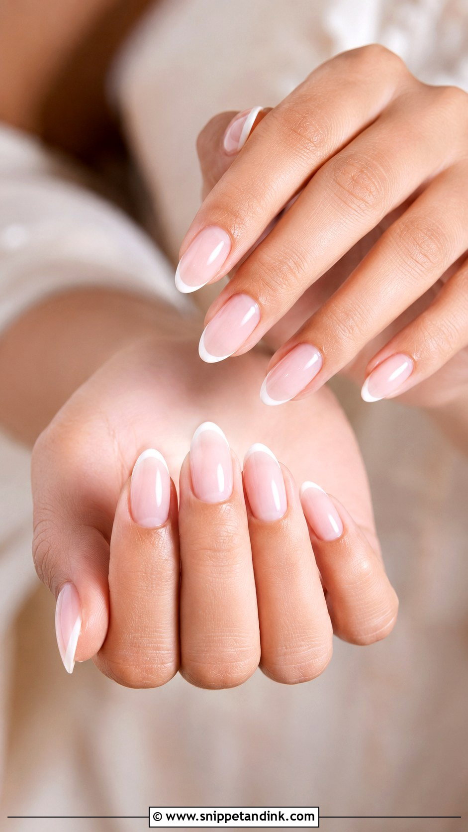 Alia Bhatt Wedding Soft French Nails - Snippet and Ink - 20 Alia Bhatt Wedding Nails
