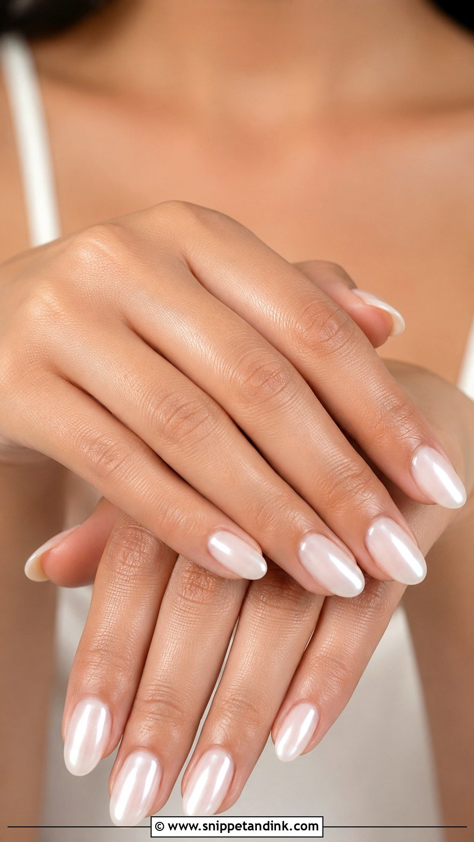 Alia Bhatt Wedding White Glazed Nails - Snippet and Ink - 20 Alia Bhatt Wedding Nails