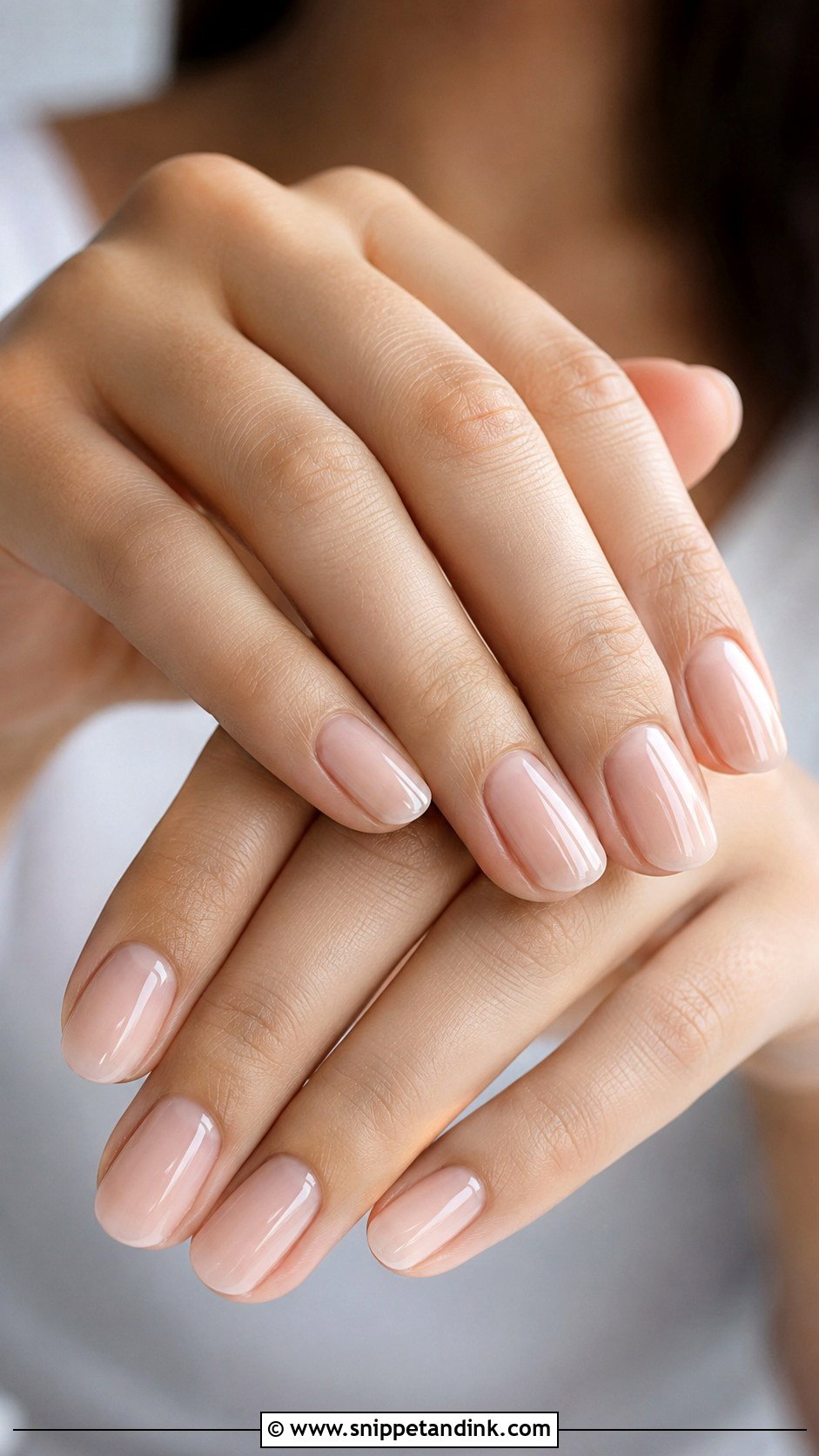 Almond BIAB Wedding Nails - Snippet and Ink - 20 Wedding Nails BIAB