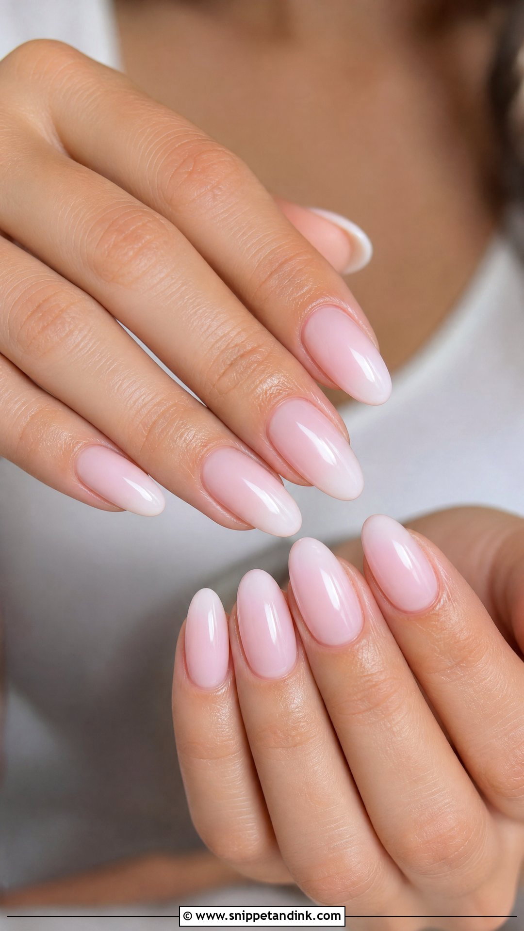 Almond Bridal Gel Nails - Snippet and Ink - 25 Bridal Gel Nails