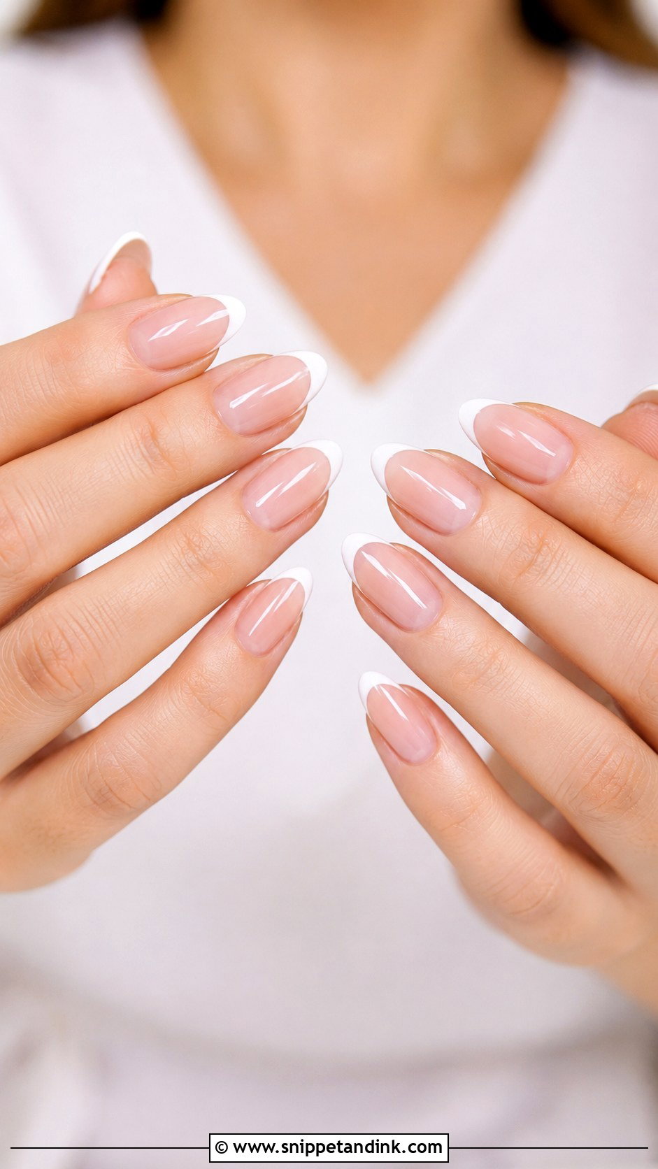 Almond Bridal Nails - Snippet and Ink - 20 Bridal Nail Inspiration Ideas