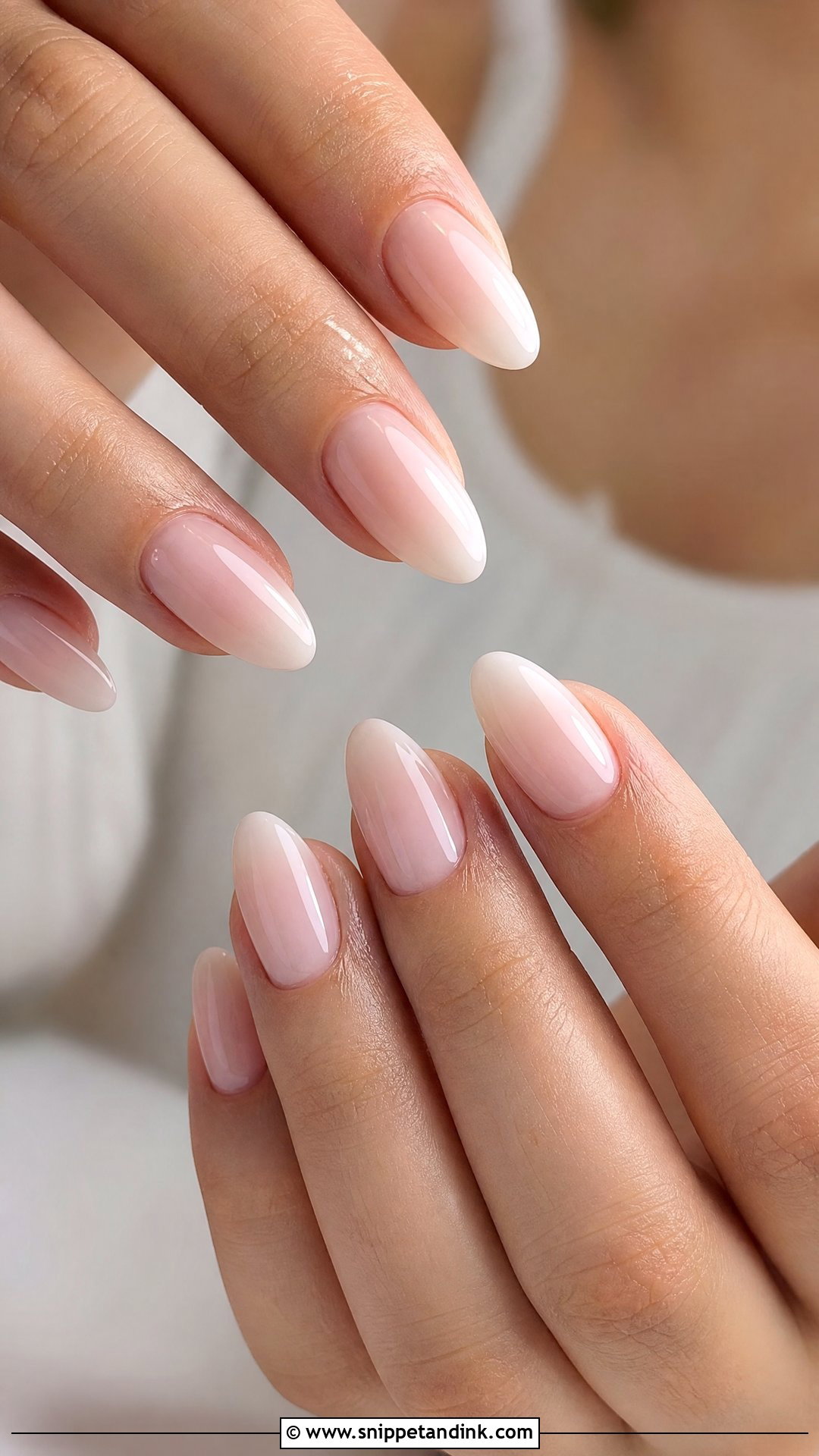 Almond Bridal Nails - Snippet and Ink - 35 Bridal Nails