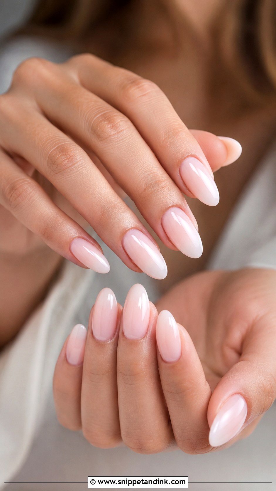 Almond Bridal Nails - Snippet and Ink - 20 Elegant Bridal Wedding Nails for Bride