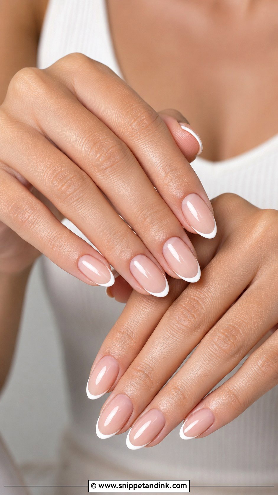 Almond Bridal Nails - Snippet and Ink - 20 Simple Bridal Nails Designs