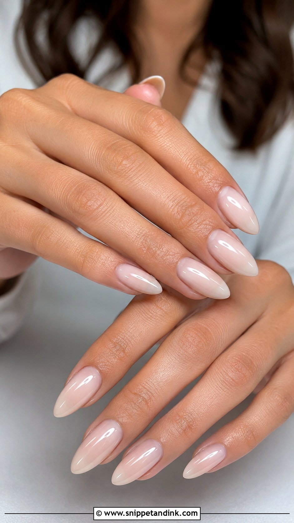 Almond Bridal Nails - Snippet and Ink - 20 Bridal Nail Design Ideas