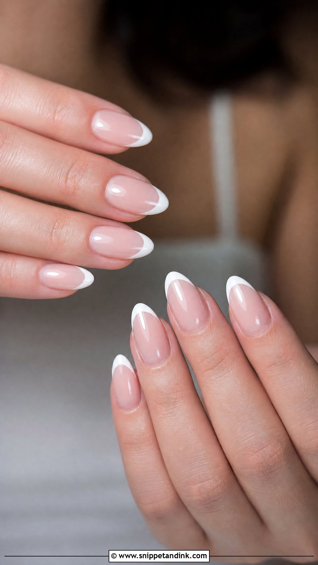 Almond Bride Nails - Snippet and Ink - 35 Bride Nails Wedding