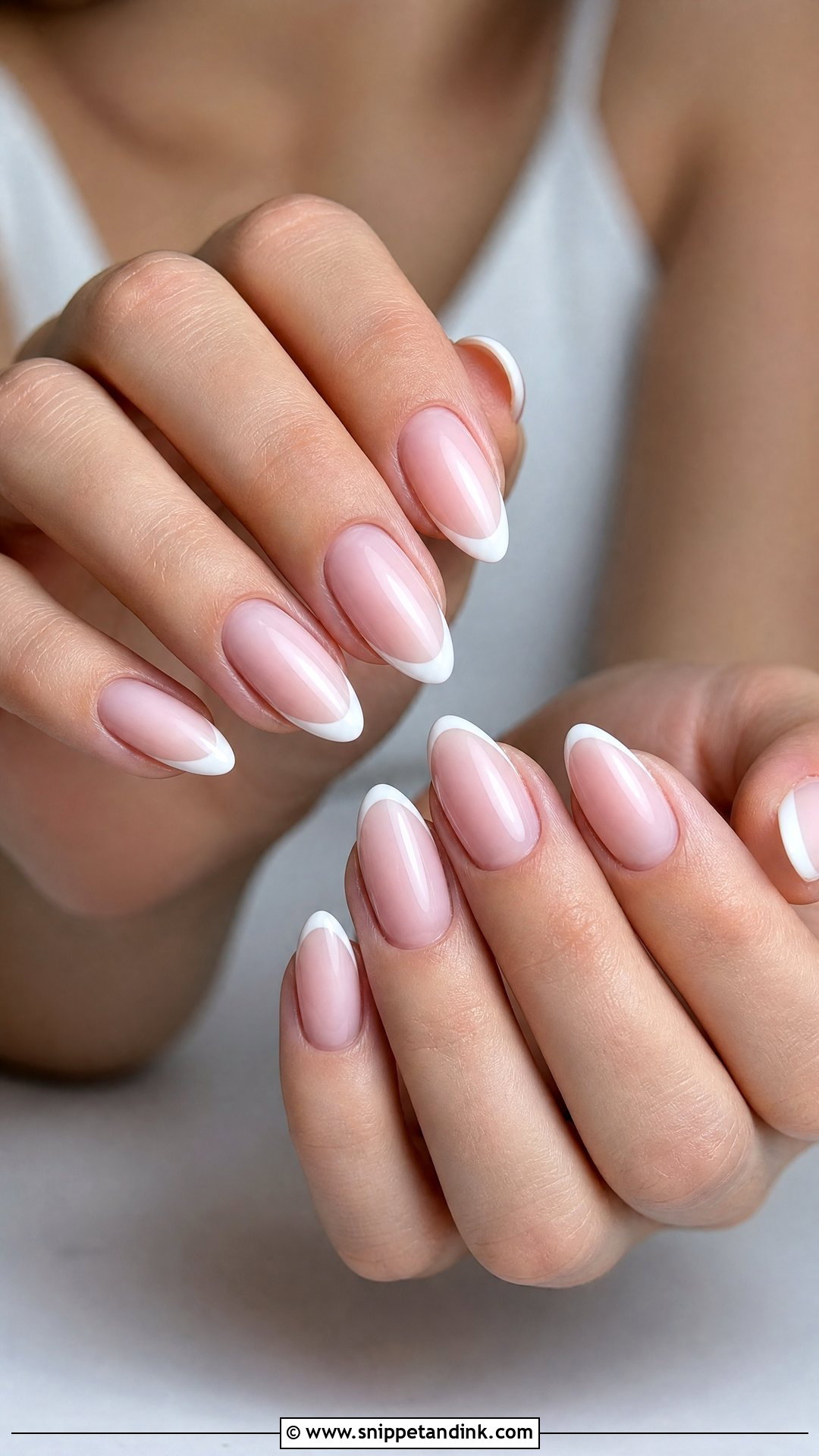 Almond Bridesmaid Nails - Snippet and Ink - 25 Elegant Bridesmaid Wedding Nails