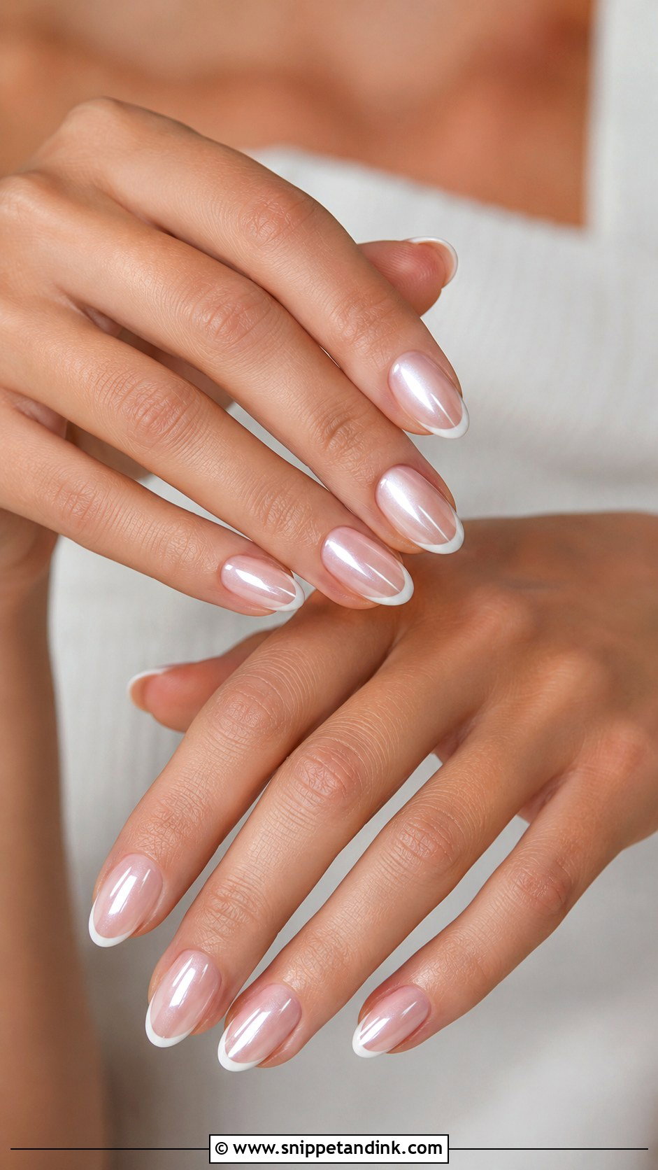 Almond Bridesmaid Nails - Snippet and Ink - 20 Bridal Party Nails Bridesmaid