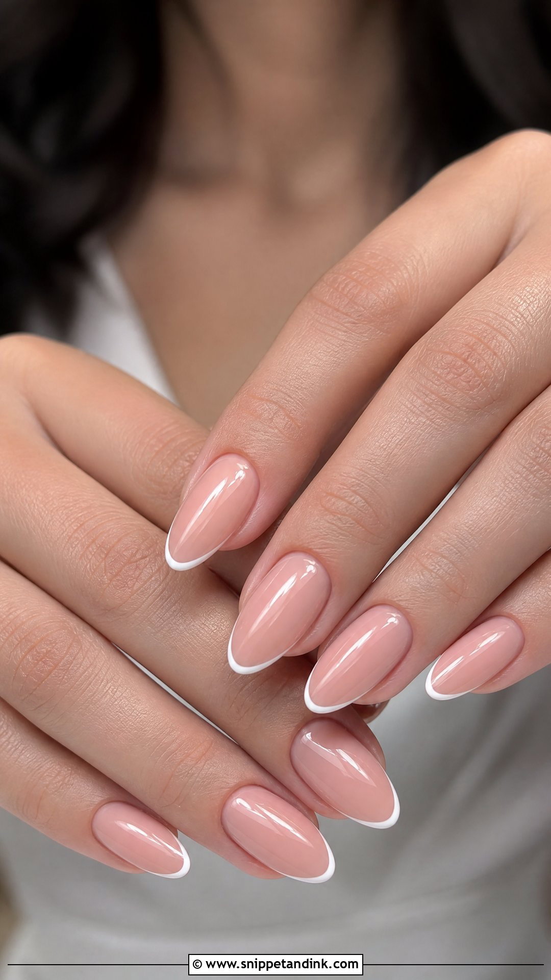 Almond Bridesmaid Wedding Nails - Snippet and Ink - 20 Bridesmaid Wedding Nails Ideas