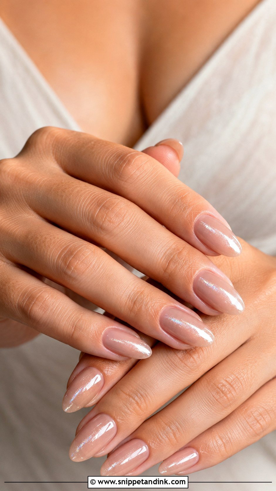 Almond Cat Eye Bridal Wedding Nails - Snippet and Ink - 20 Cat Eye Bridal Wedding Nails