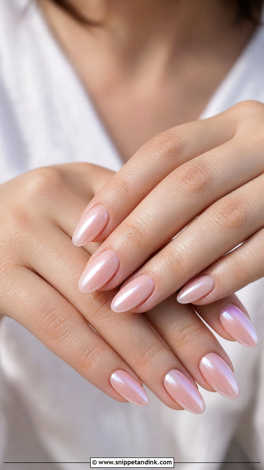 Almond Chrome Wedding Nails - Snippet and Ink - 25 Chrome Wedding Nails