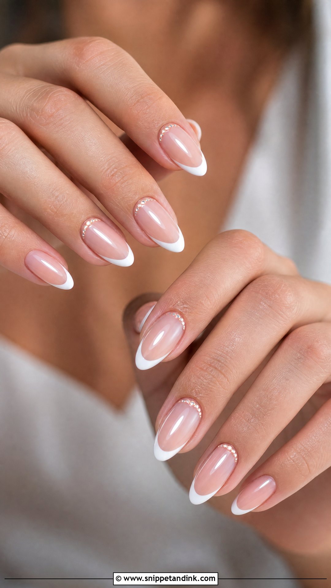 Almond Engagement Nails - Snippet and Ink - 25 Nail Art for Engagement Brides Ideas
