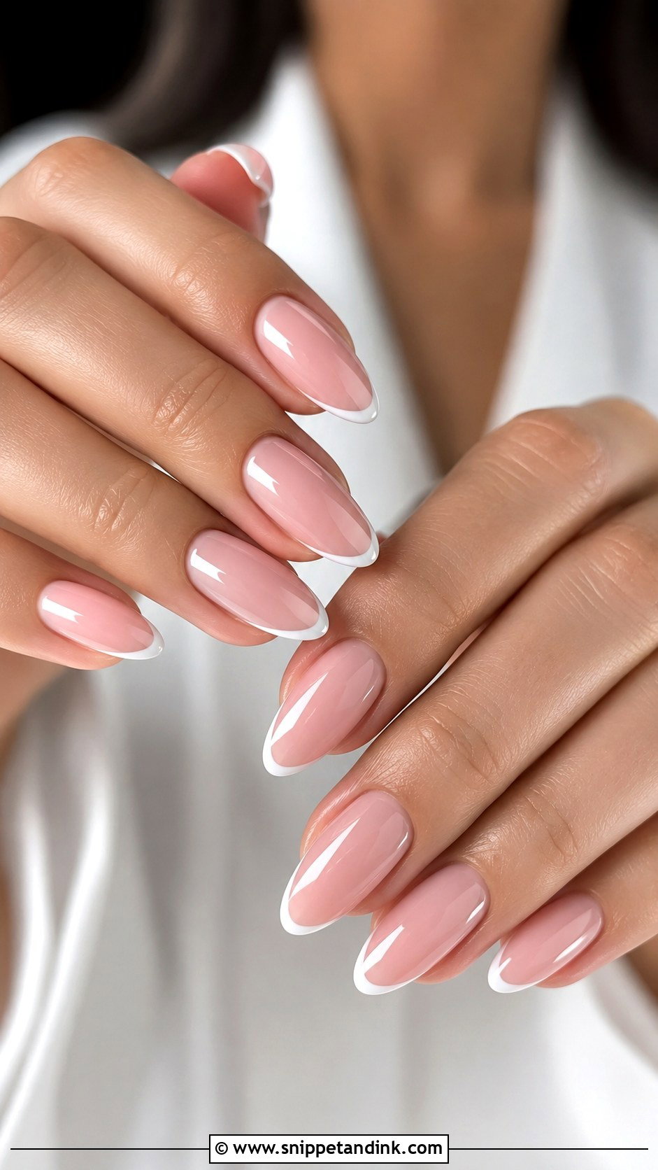 Almond Gel Wedding Nails - Snippet and Ink - 20 Gel Nails for Wedding