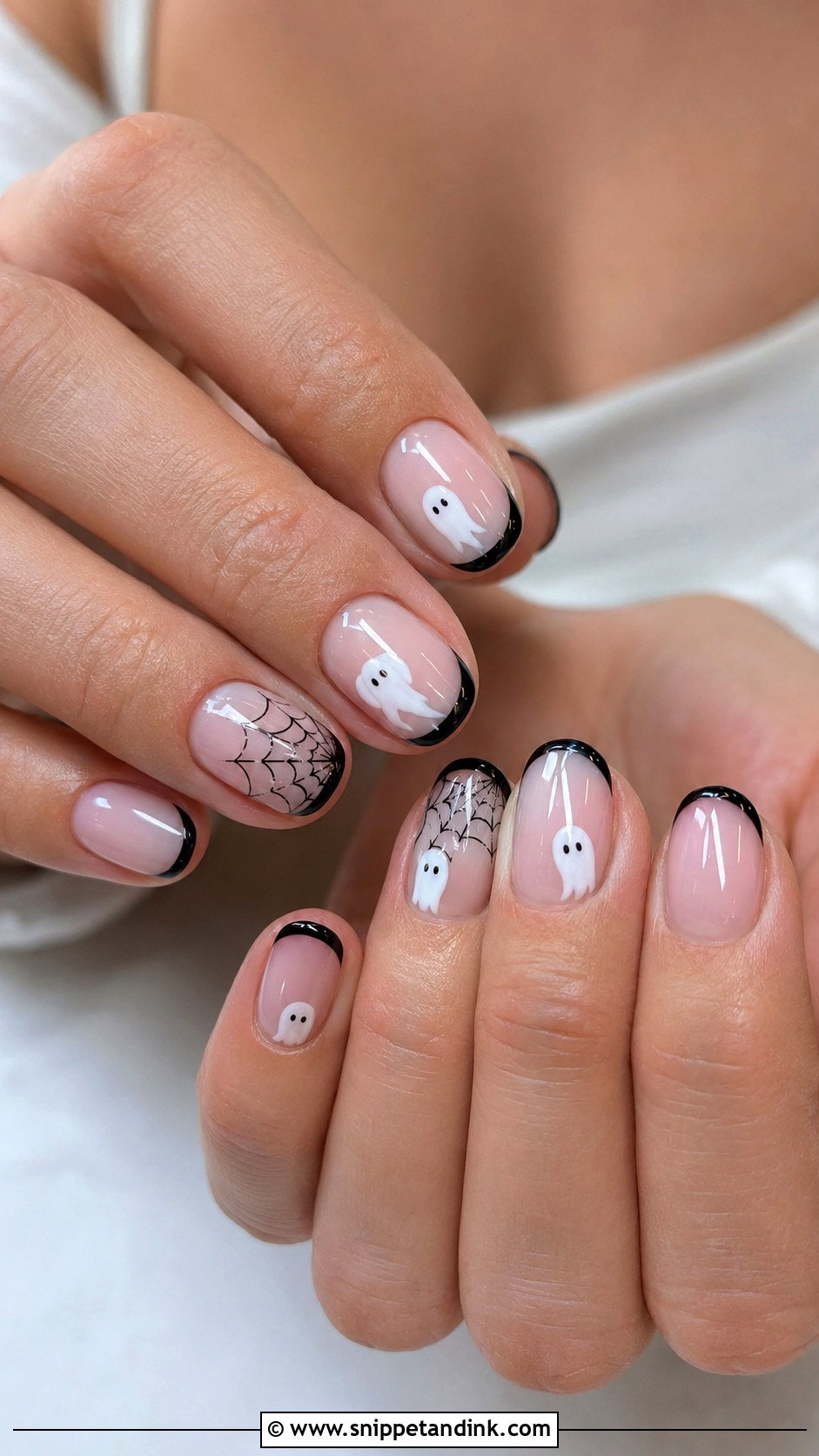 Almond Halloween Wedding Nails - Snippet and Ink - 20 Halloween Wedding Nails