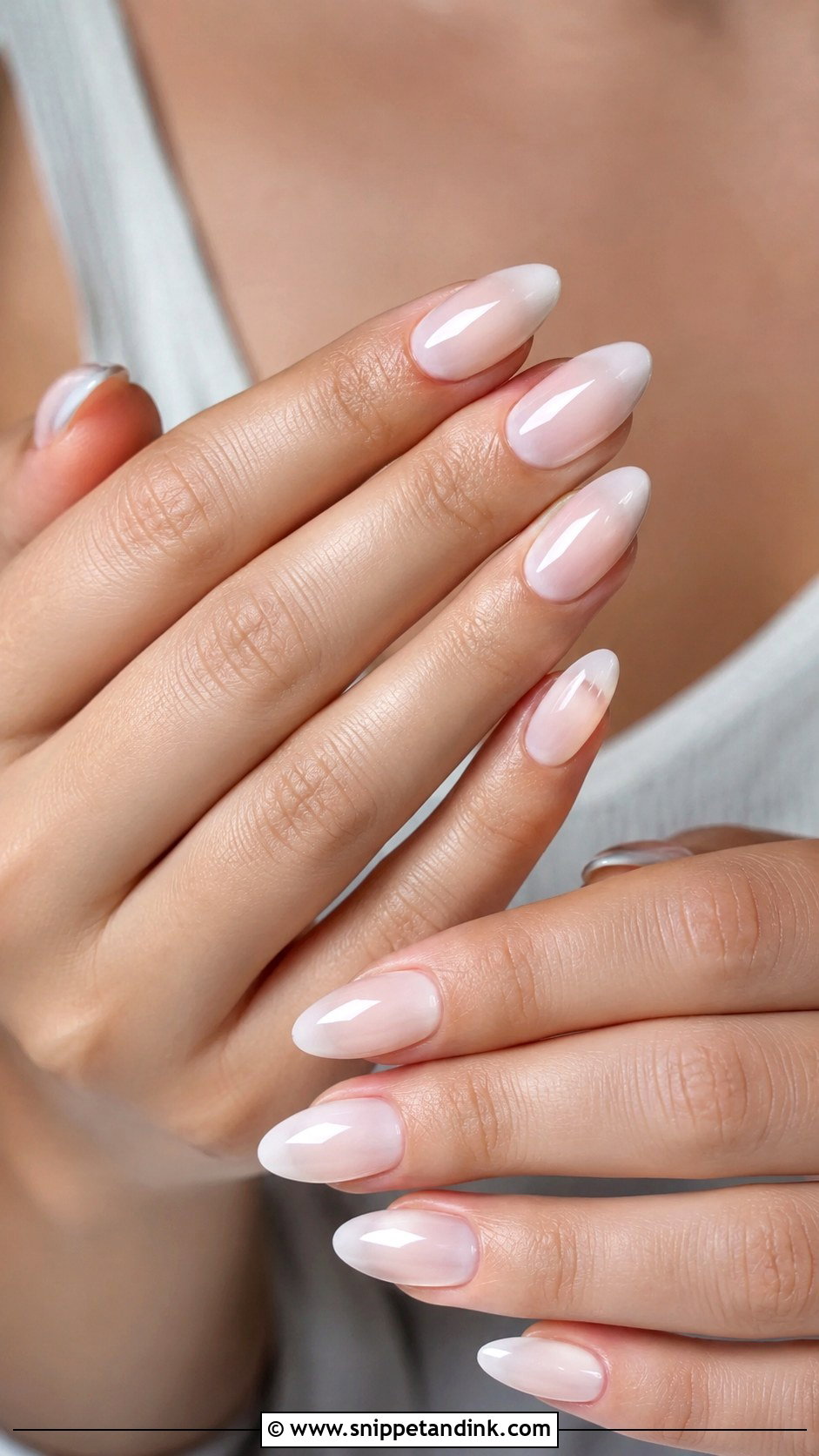 Almond Natural Wedding Nails - Snippet and Ink - 20 Natural Nails for Wedding