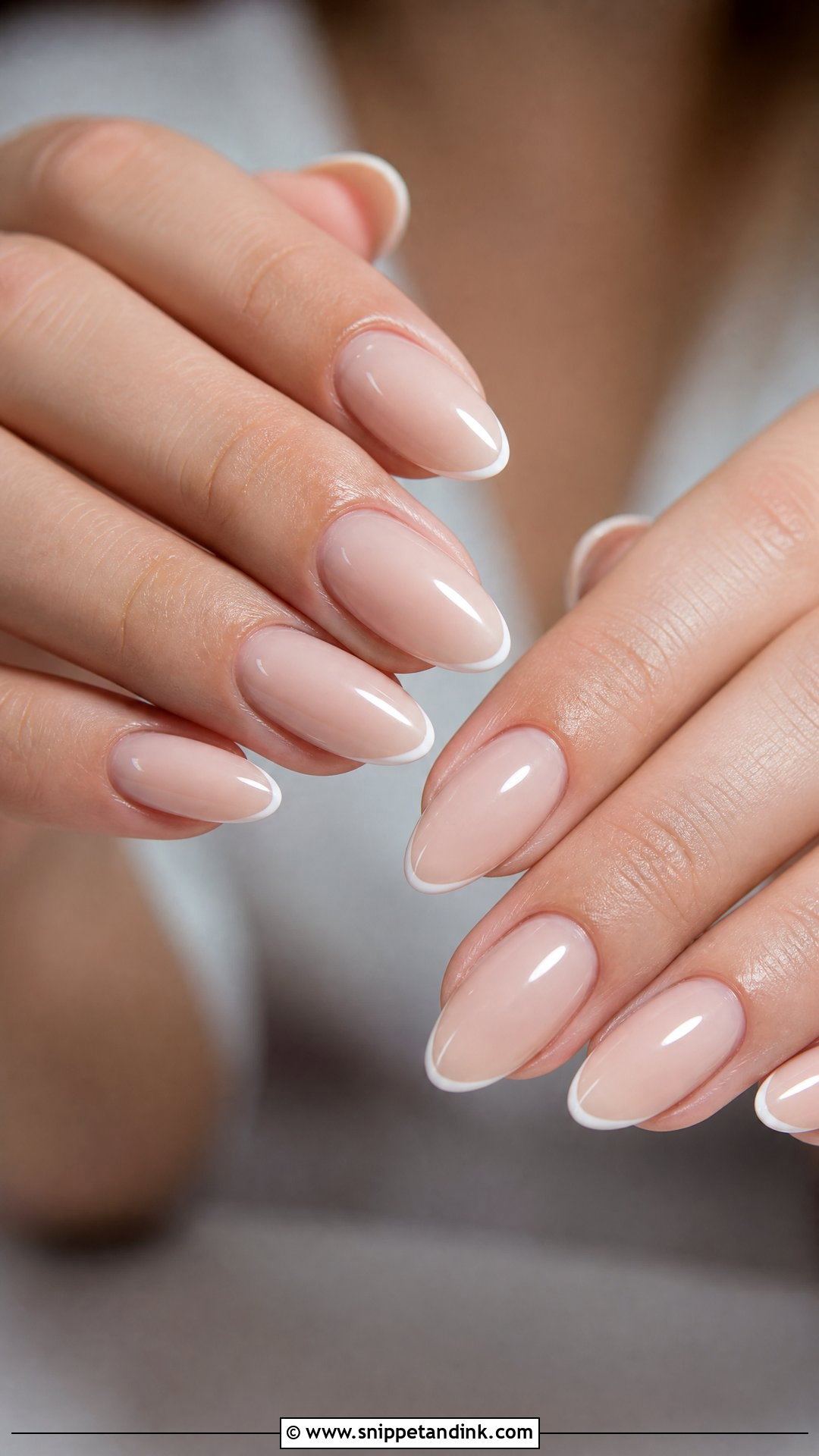 Almond Neutral Wedding Nails - Snippet and Ink - 25 Neutral Wedding Nails