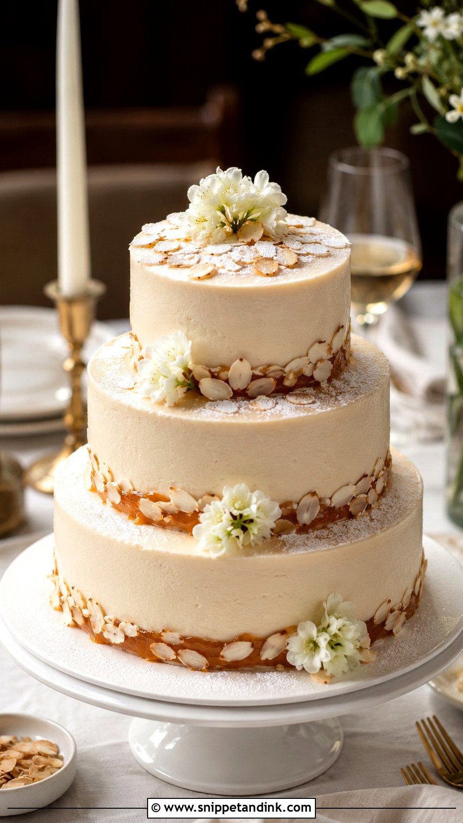 Almond Olive Oil Wedding Cake - Snippet and Ink - 20 Olive Oil Wedding Cake Ideas
