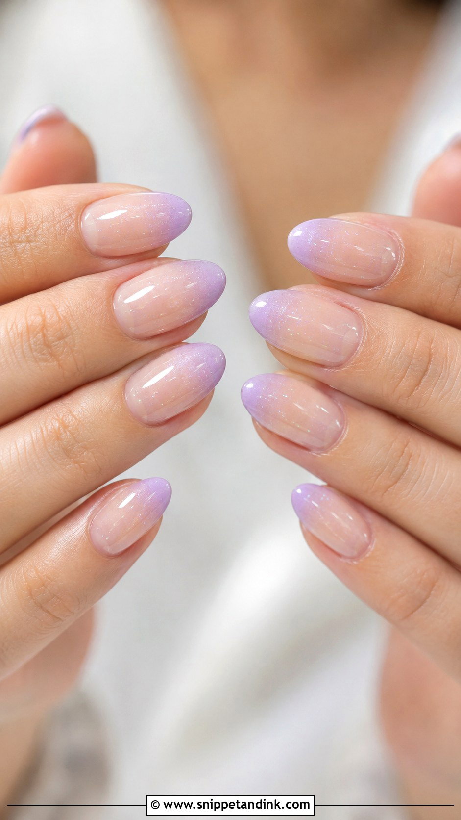 Almond Purple Bridal Nails - Snippet and Ink - 20 Purple Bridal Nails
