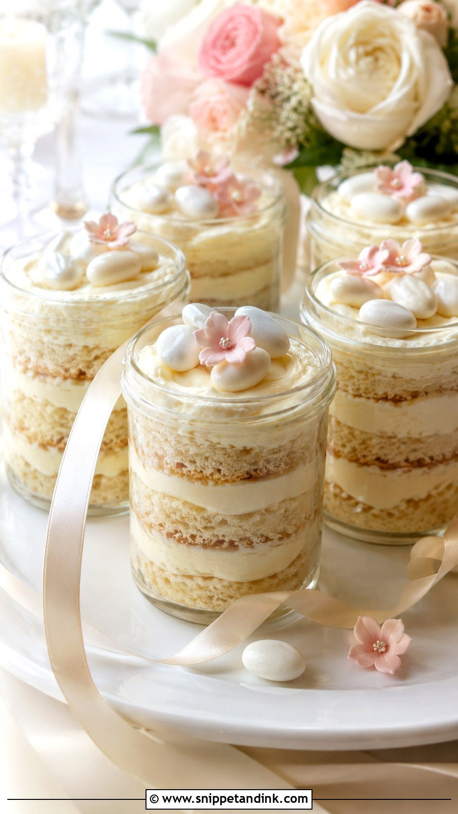 Almond Wedding Cake Jars - Snippet and Ink - 30 Wedding Cake Jars