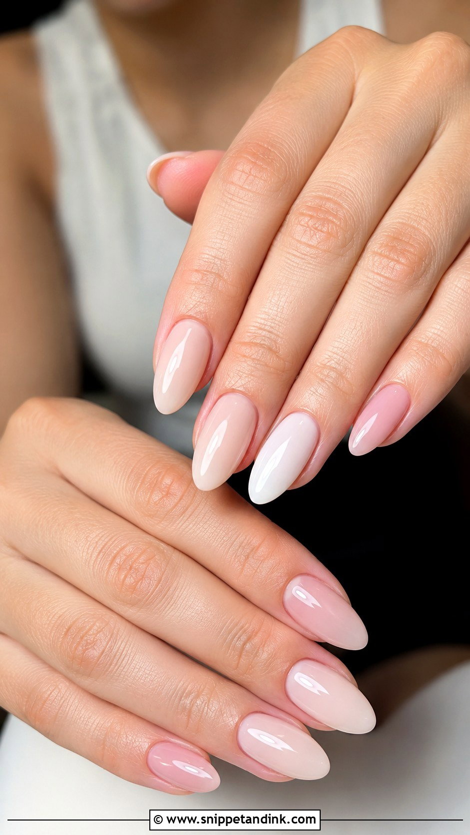Almond Wedding Gel Nails - Snippet and Ink - 20 Wedding Gel Nails Brides
