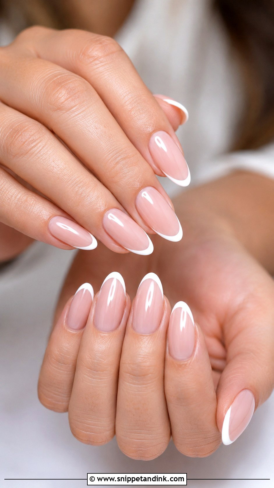 Almond Wedding Manicure - Snippet and Ink - 20 Wedding Manicure for Bride Ideas