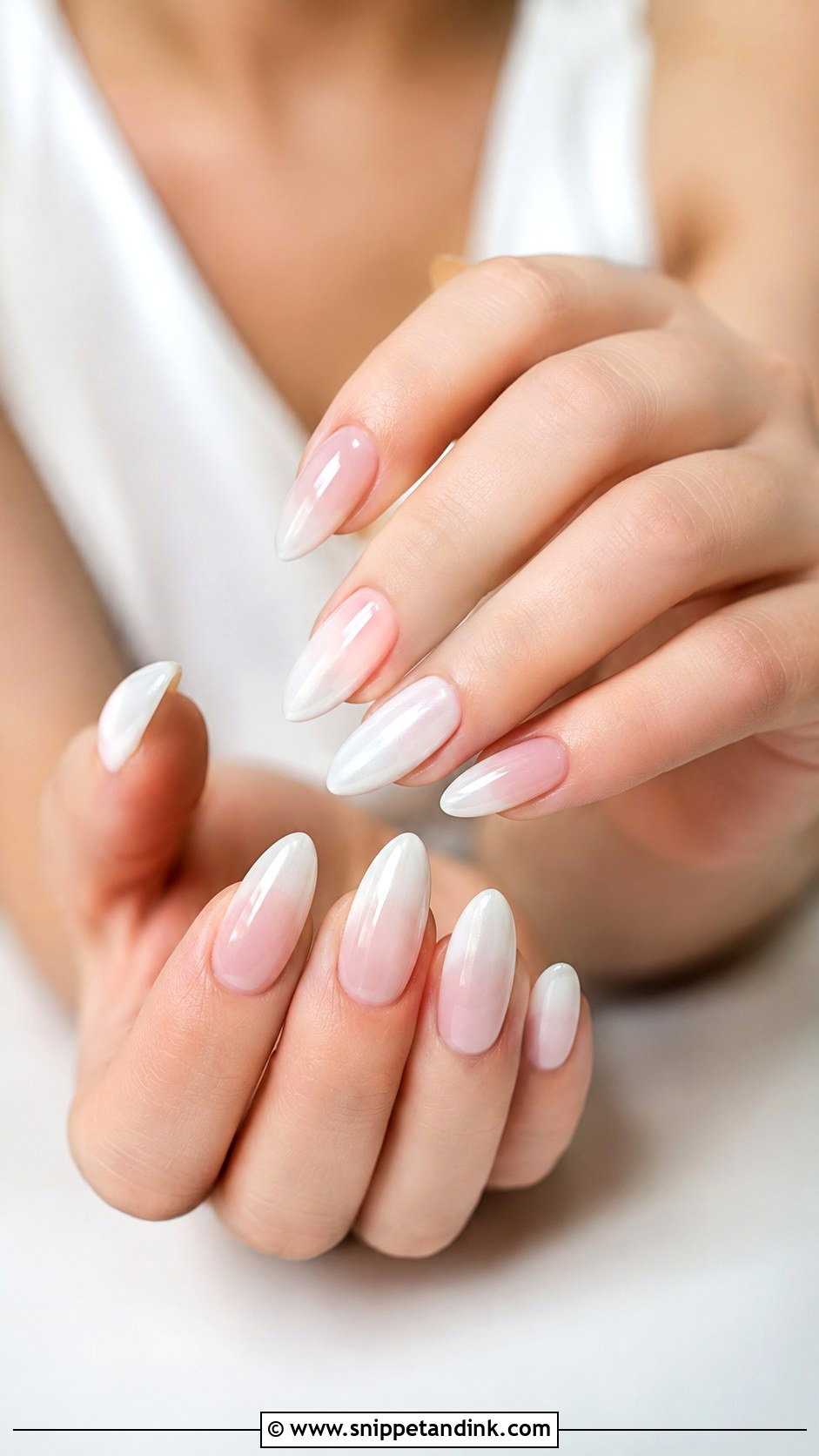 Almond Wedding Nails - Snippet and Ink - 20 Classy Wedding Nails Design