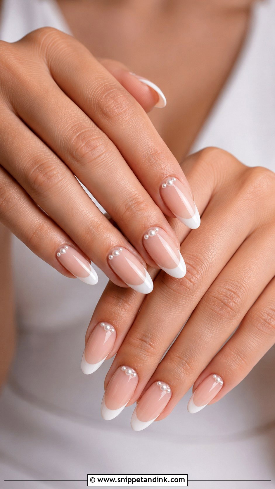 Almond Wedding Nails - Snippet and Ink - 20 Nails Art for Wedding