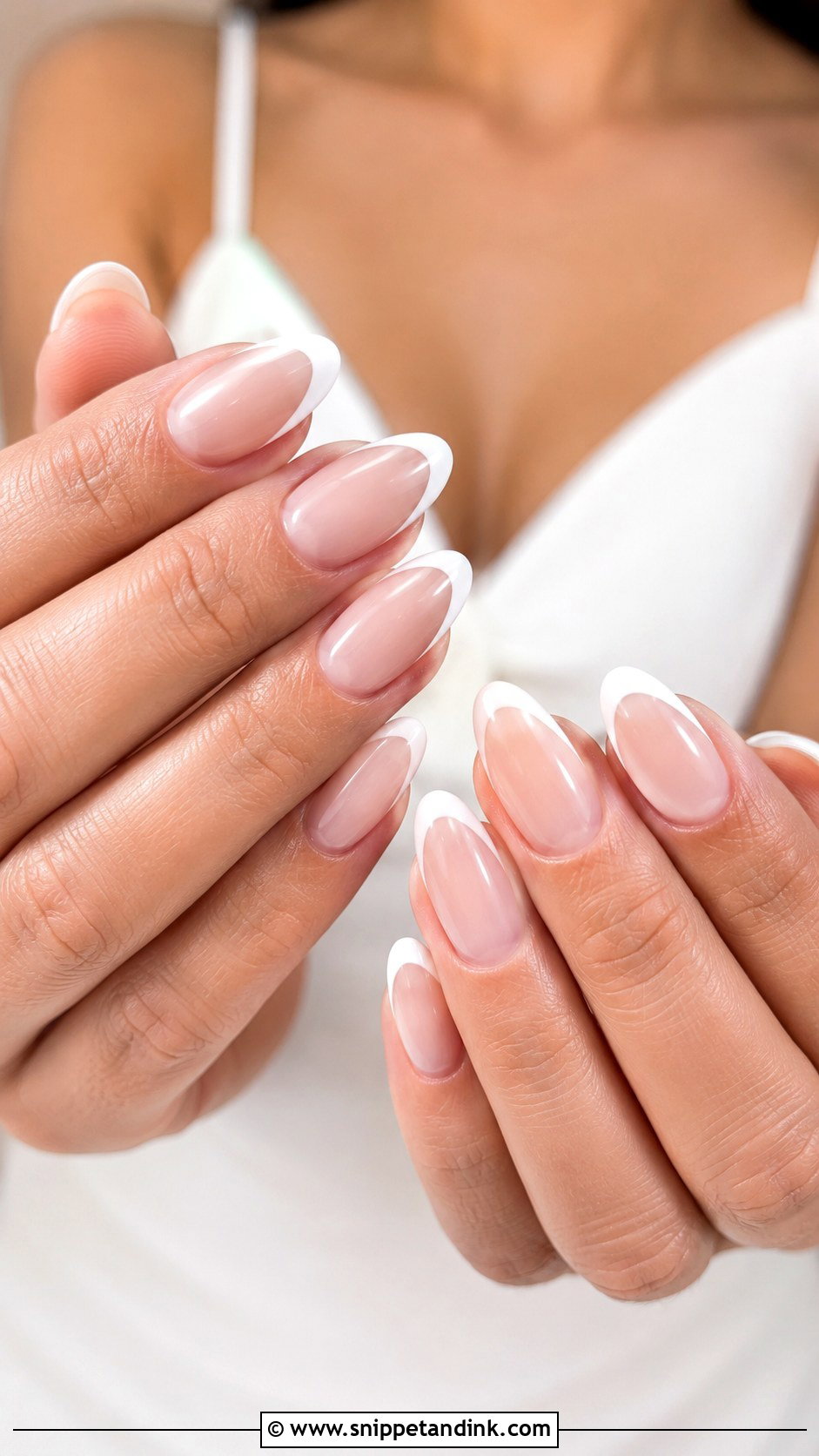 Almond Wedding Nails - Snippet and Ink - 20 Dream Wedding Nails