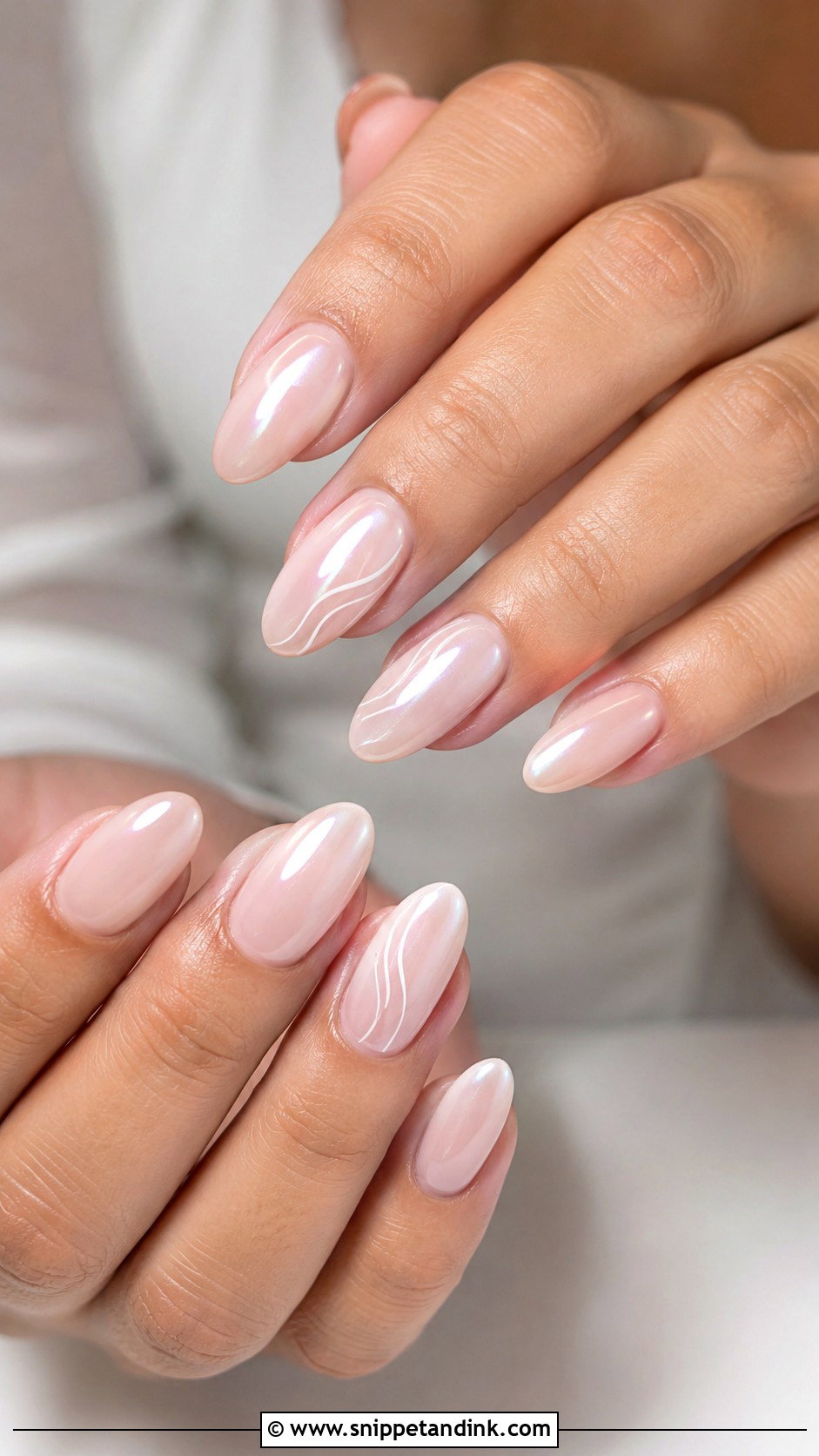 Almond Wedding Nails - Snippet and Ink - 20 Wedding Nails Art