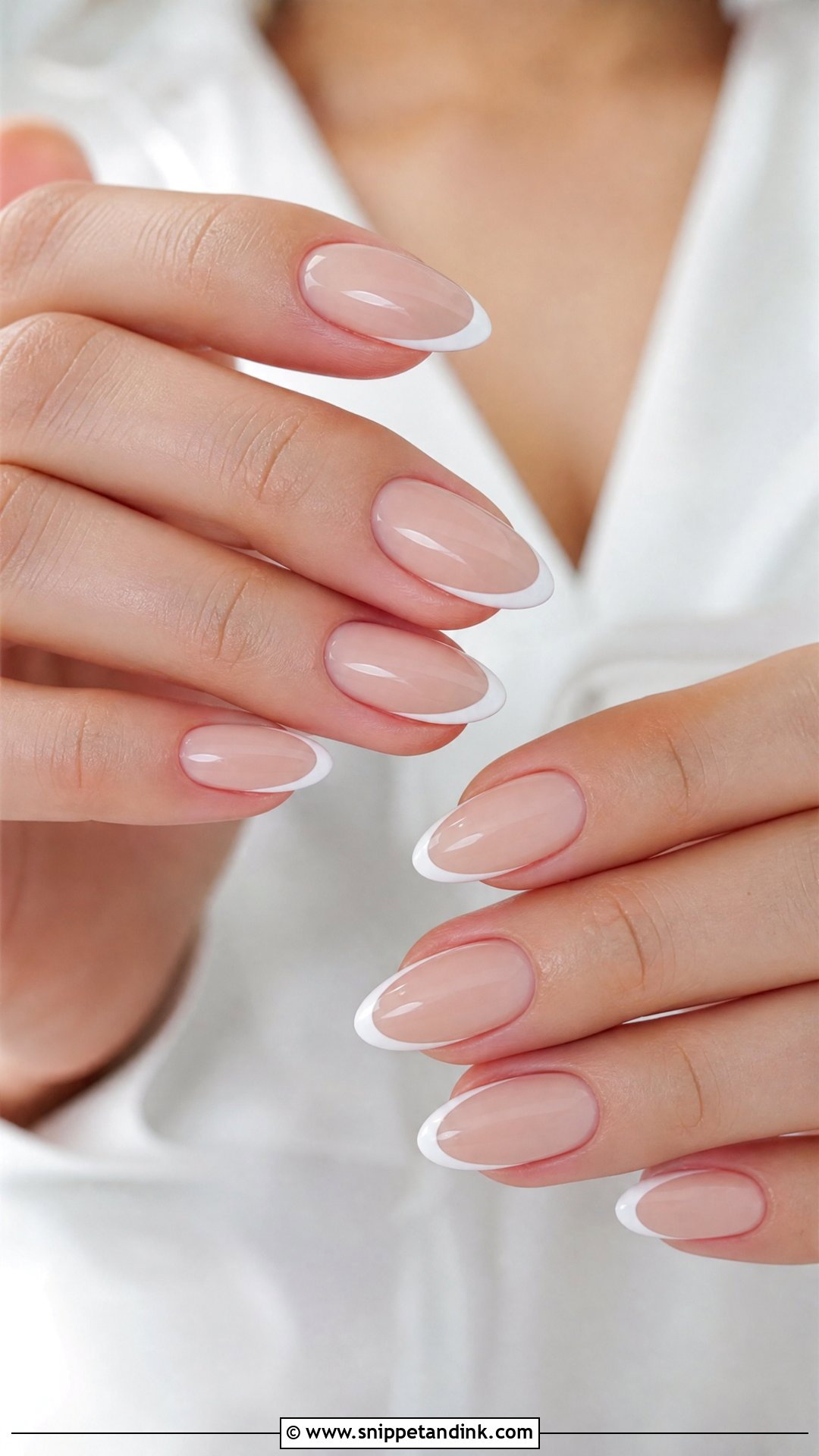 Almond Wedding Nails - Snippet and Ink - 25 Elegant Wedding Nails Design