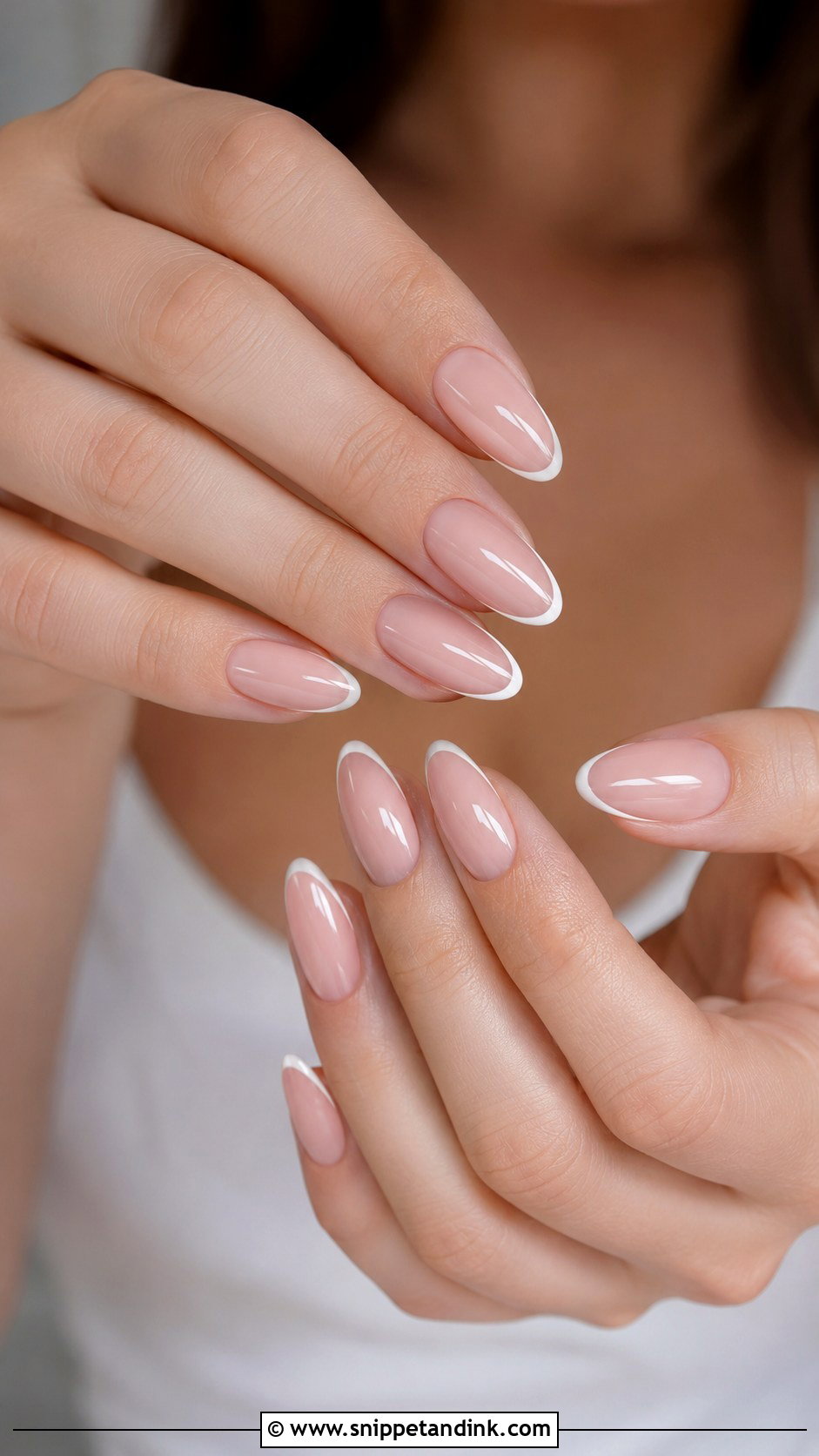 Almond Wedding Nails - Snippet and Ink - 20 Easy Wedding Nails