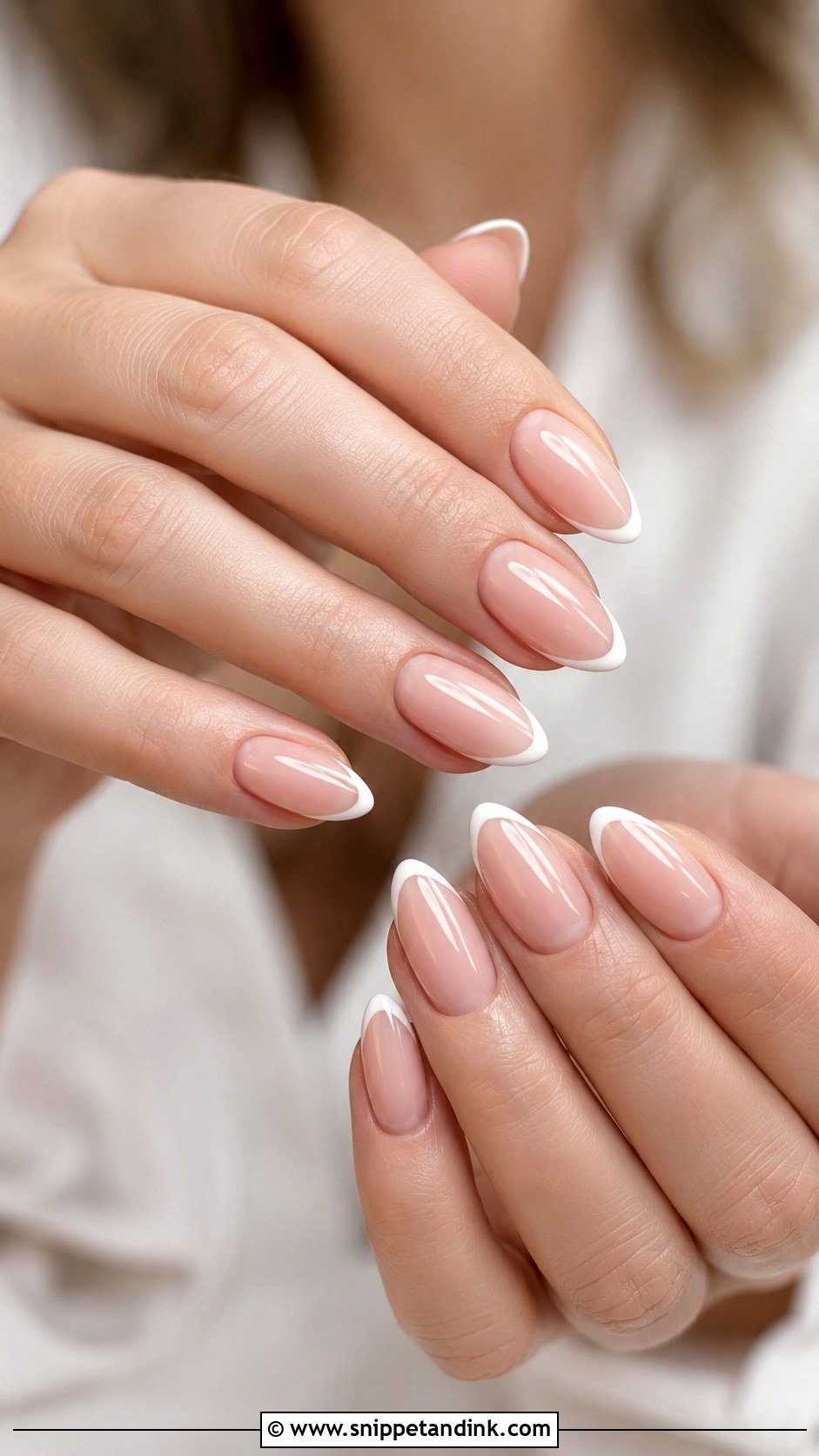 Almond Wedding Nails - Snippet and Ink - 30 Best Wedding Nails Brides