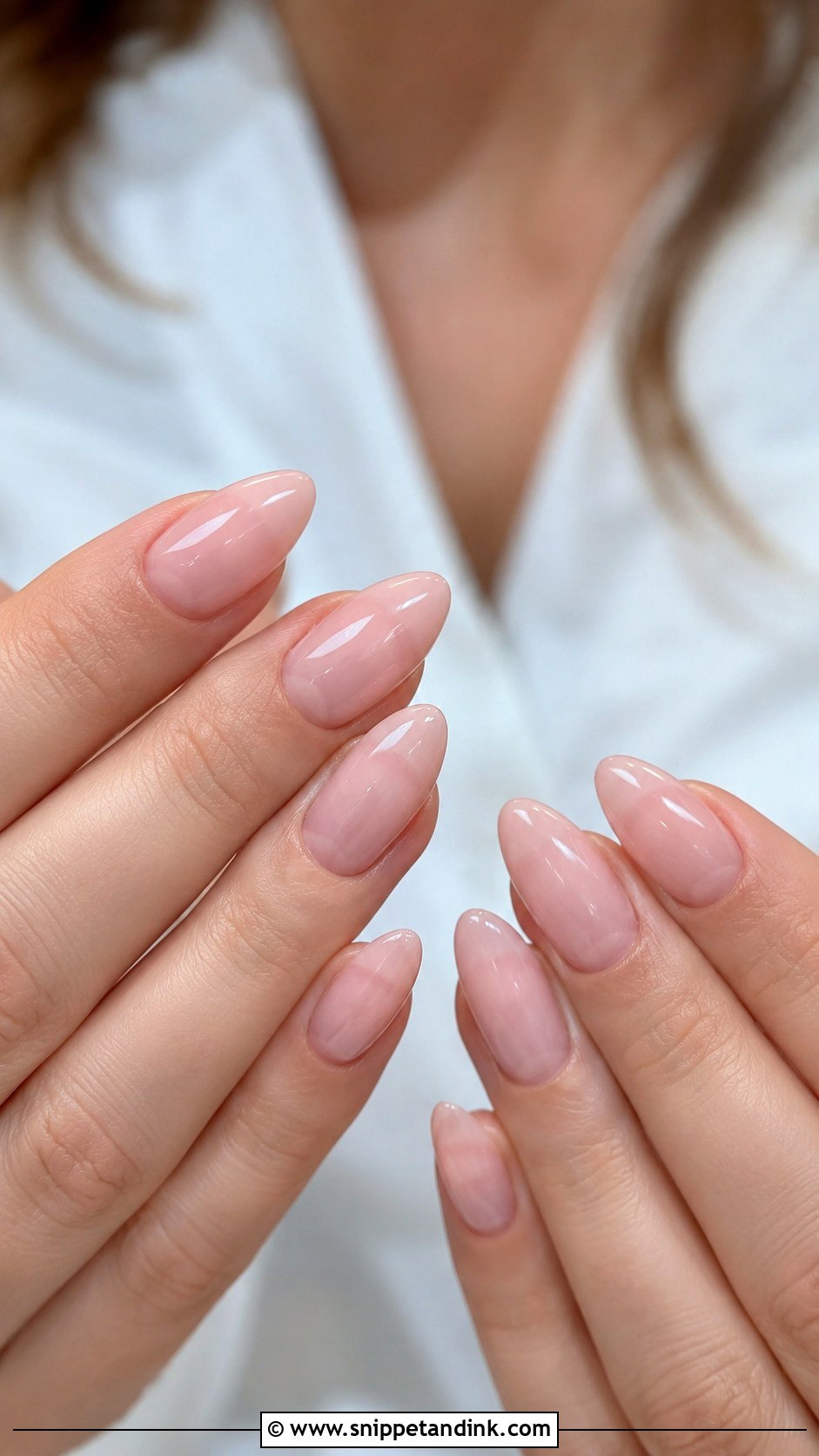 Almond Wedding Nails - Snippet and Ink - 30 Simple Wedding Nails