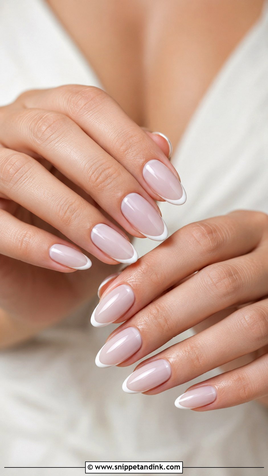 Almond Wedding Nails - Snippet and Ink - 20 Nail Idea for Wedding Ideas
