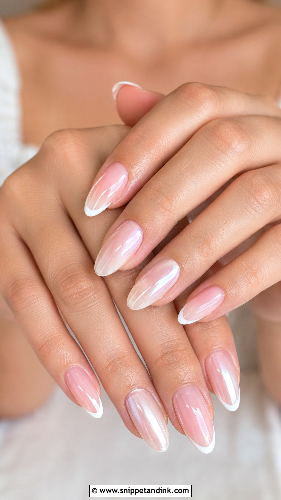 Almond Wedding Nails For Bride - Snippet and Ink - 20 Cute Wedding Nails the Bride