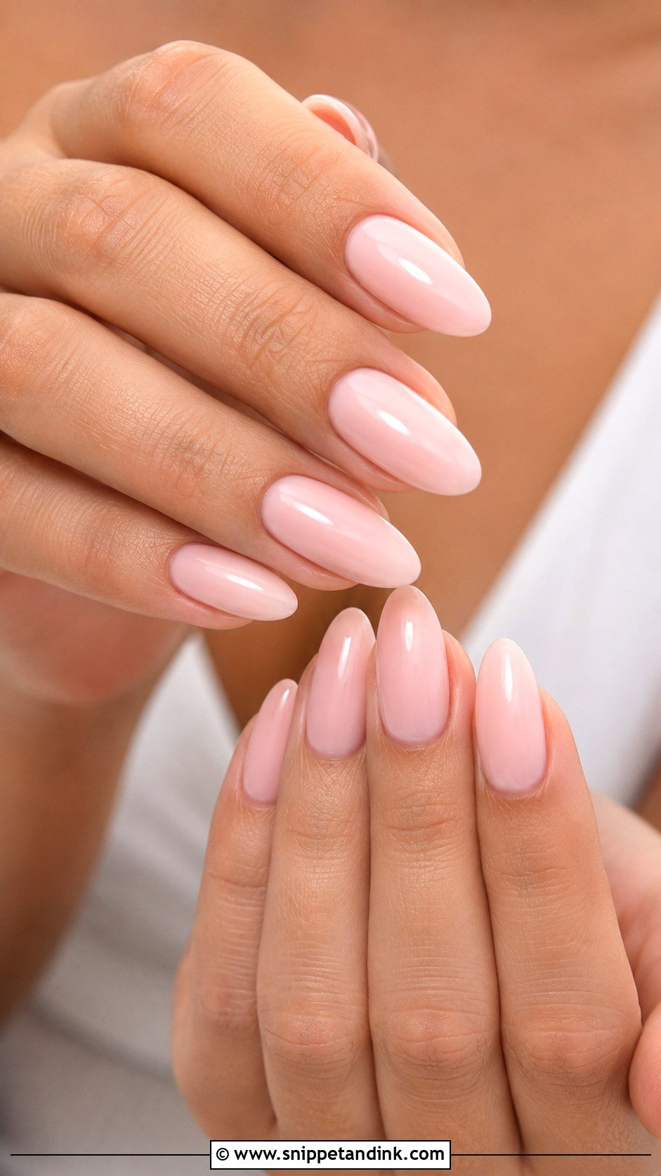 Almond Wedding Pink Nails - Snippet and Ink - 20 Almond Shaped Wedding Nails