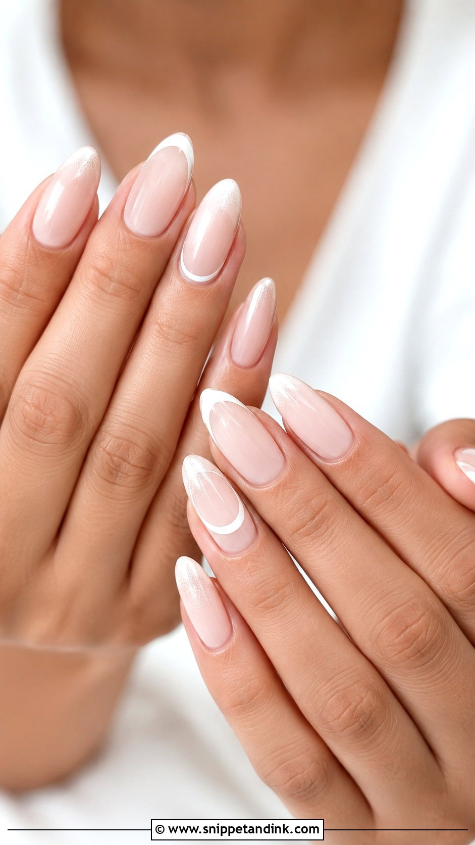 Almond Winter Wedding Nails - Snippet and Ink - 20 Winter Wedding Nails for Bride