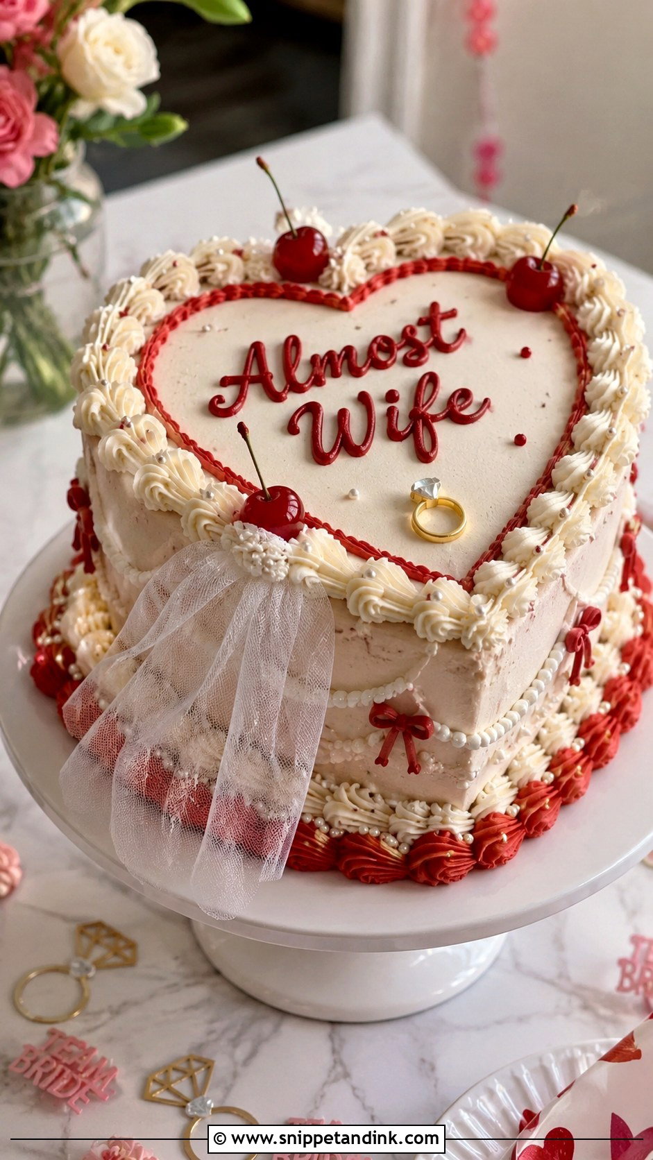 Almost Wife Cake - Snippet and Ink - 20 Funny Bachelorette Cake Ideas for Wedding
