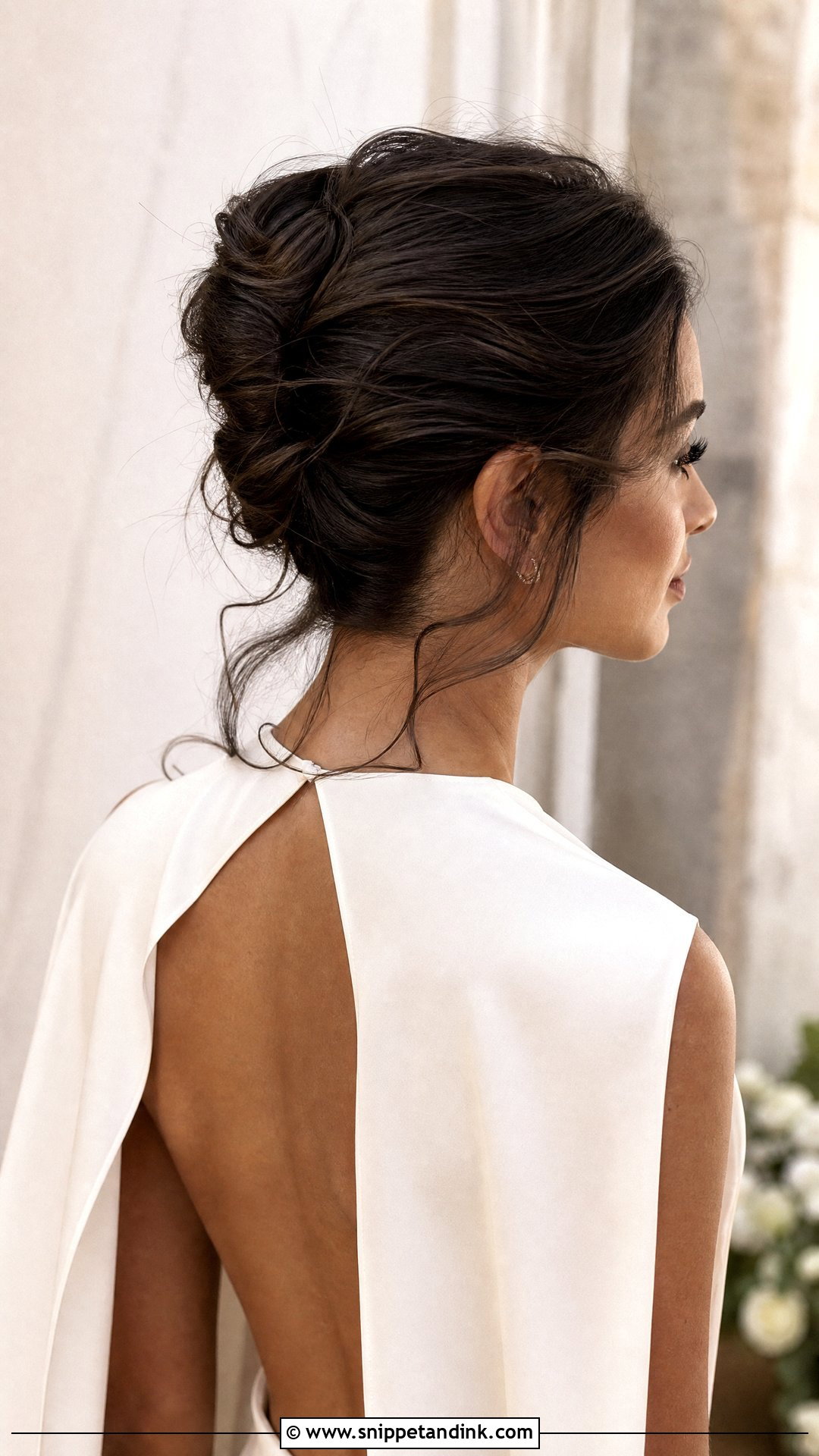 Alternative Bridal Hair With A Messy French Twist - Snippet and Ink - 15 Alternative Bridal Hair Ideas