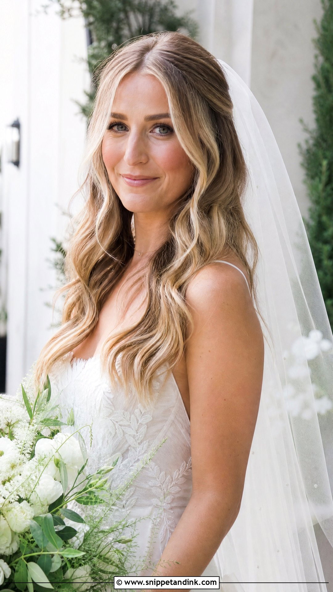 Amanda Batula Wedding Hair Loose Waves - Snippet and Ink - 15 Amanda Batula Wedding Hair Ideas
