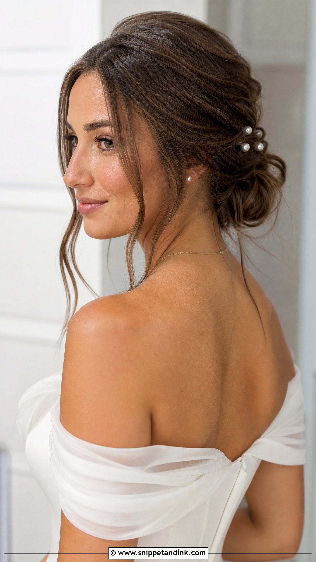 Amanda Batula Wedding Hair Soft Updo - Snippet and Ink - 15 Amanda Batula Wedding Hair Ideas