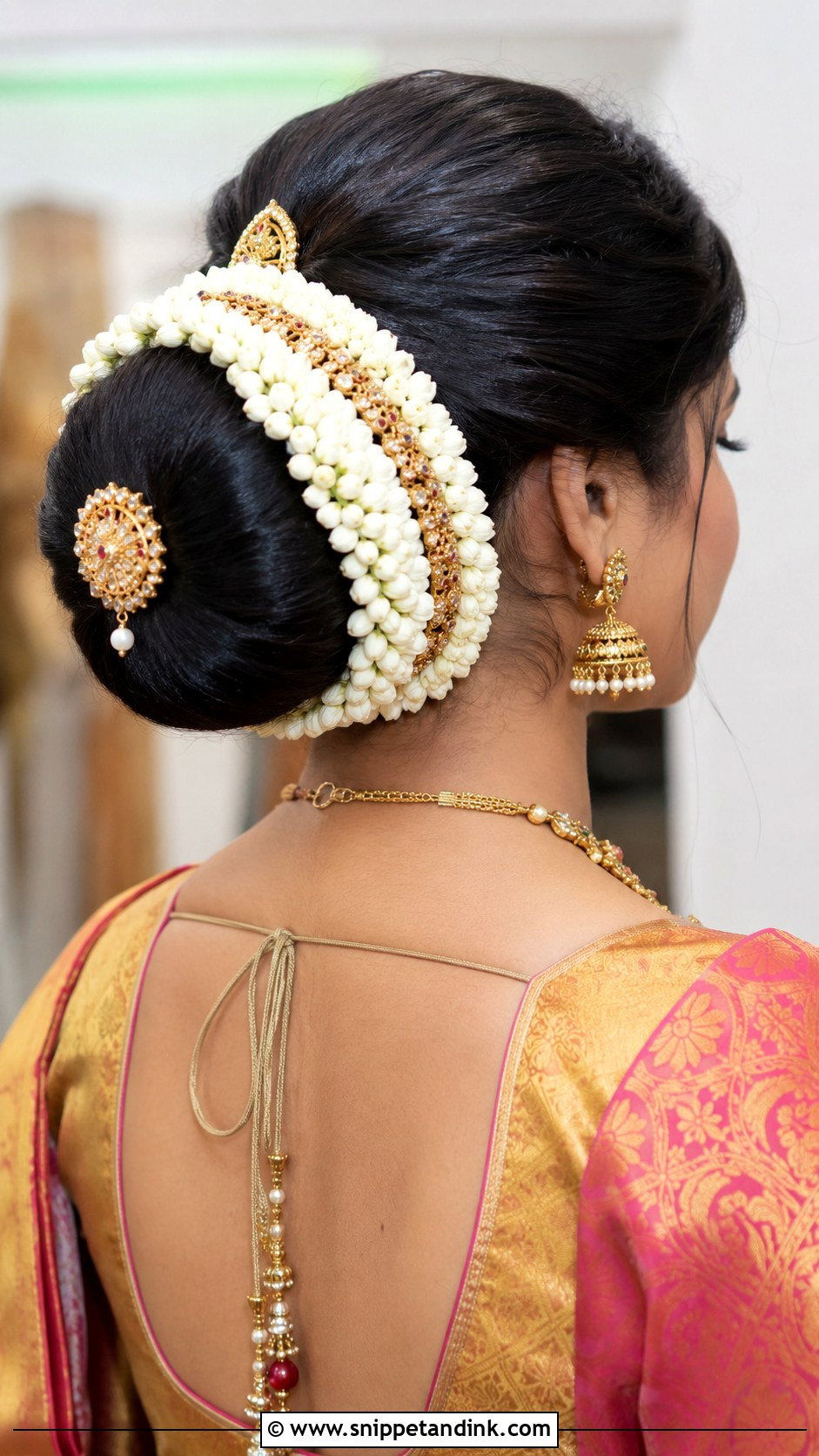 Ambada Hairstyle With Flowers - Snippet and Ink - 20 Ban Hairstyle Indian Wedding Ideas