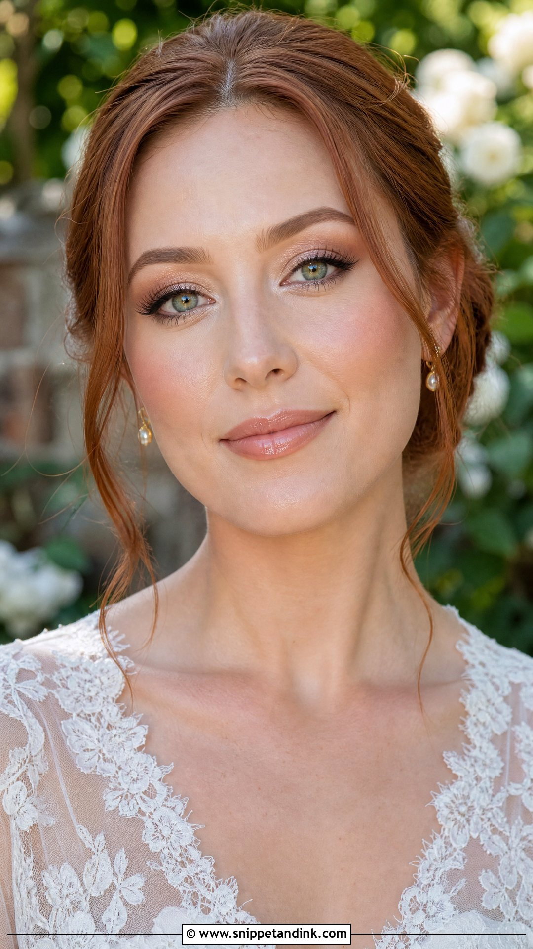 Angelic Green Eyes Bridal Makeup - Snippet and Ink - 20 Angelic Bridal Makeup Ideas