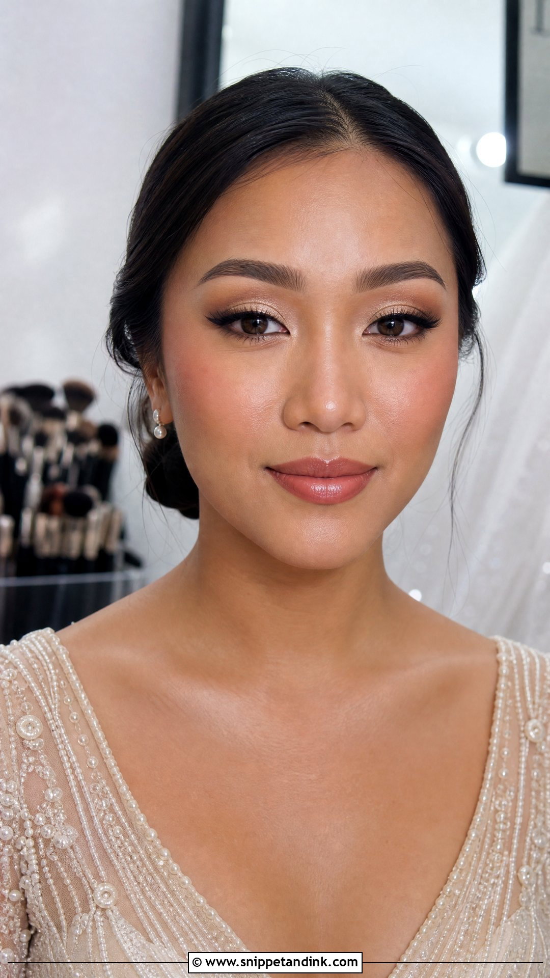 Angelic Hooded Eyes Bridal Makeup - Snippet and Ink - 20 Angelic Bridal Makeup Ideas